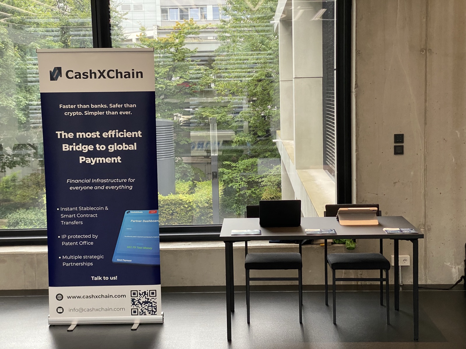 CashXChain at TUM Blockchain Conference